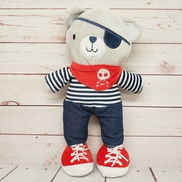 Baby Gear 12" Pirate Teddy Bear 2017 Stuffed Animal Plush - Picture 1 of 4